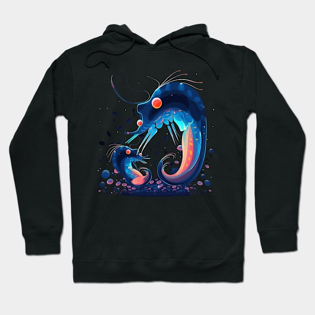 Blue Shrimp Mothers Day Hoodie by JH Mart